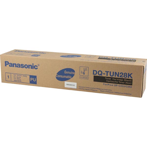 Panasonic Panasonic DQ-TUN28K Black Toner Cartridge (28000 Yield) Panasonic DQ-TUN28K