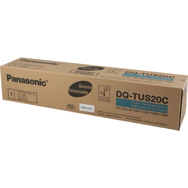 Panasonic Panasonic DQ-TUS20C Cyan Toner Cartridge (20000 Yield) Panasonic DQ-TUS20C