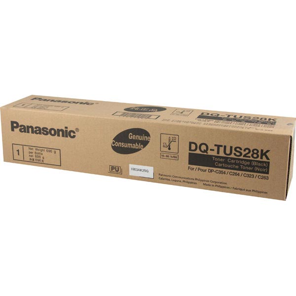 Panasonic Panasonic DQ-TUS28K Black Toner Cartridge (28000 Yield) Panasonic DQ-TUS28K