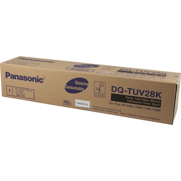 Panasonic Panasonic DQ-TUV28K Black Toner Cartridge (28000 Yield) Panasonic DQ-TUV28K