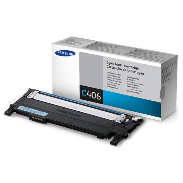 Samsung Samsung CLT-C406S Cyan Toner Cartridge (1000 Yield) Samsung CLT-C406S