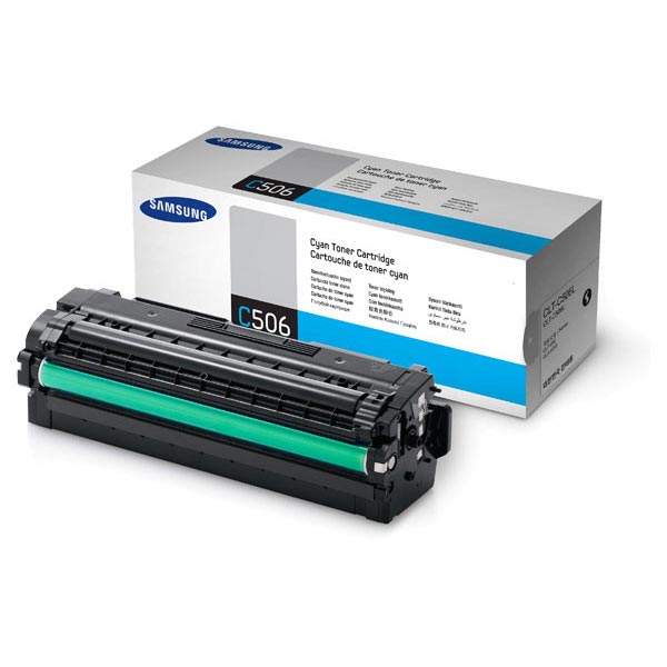 Samsung Samsung CLT-C506L High Yield Cyan Toner Cartridge (3500 Yield) Samsung CLT-C506L