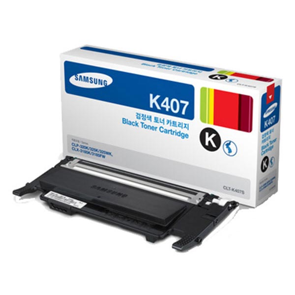 Samsung Samsung CLT-K407S Black Toner Cartridge (1500 Yield) Samsung CLT-K407S