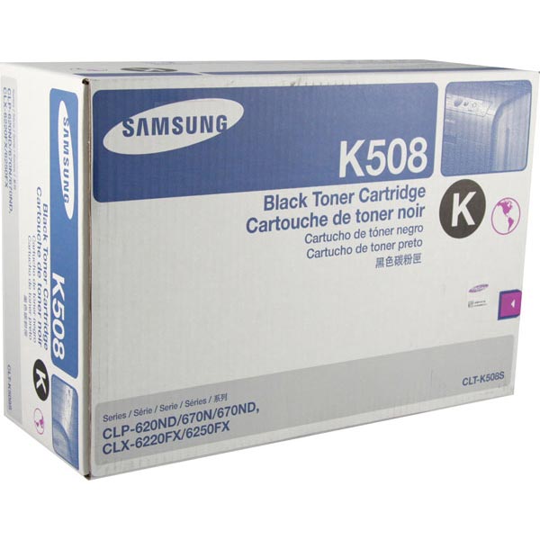 Samsung Samsung CLT-K508S Black Toner Cartridge (2500 Yield) Samsung CLT-K508S