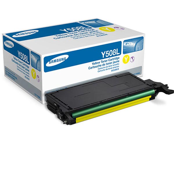 Samsung Samsung CLT-Y508L High Yield Yellow Toner Cartridge (4000 Yield) Samsung CLT-Y508L