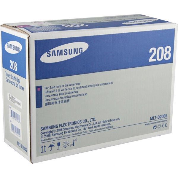 Samsung Samsung MLT-D208S Toner Cartridge (4000 Yield) Samsung MLT-D208S