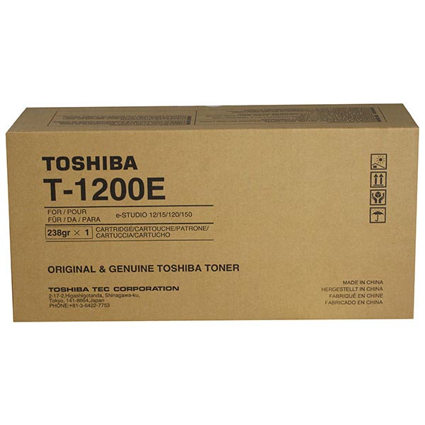 Toshiba Toshiba T1200E Toner Cartridge (8000 Yield) (1 Ctg/Ctn) Toshiba T1200E