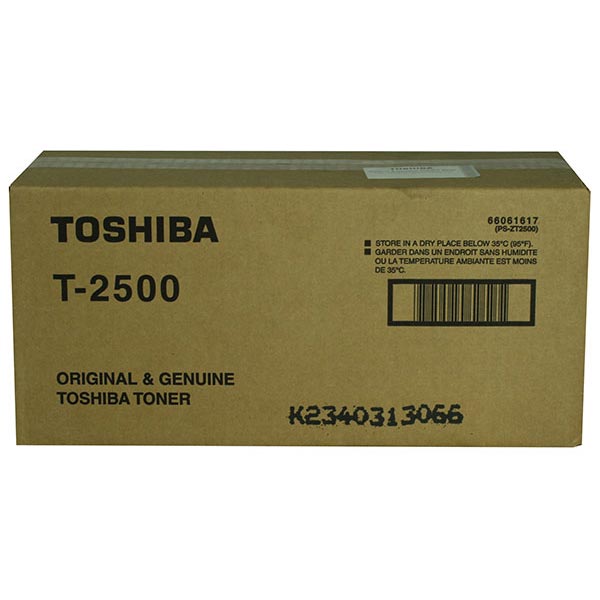 Toshiba Toshiba T2500 Toner Cartridge (7500 Yield) (2 x 0.5-lb. Ctgs/Ctn) Toshiba T2500