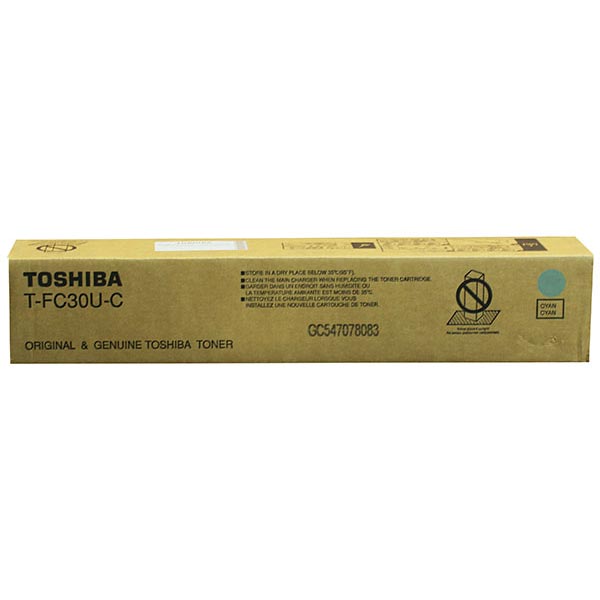 Toshiba Toshiba TFC30UC Cyan Toner Cartridge (28000 Yield) Toshiba TFC30UC