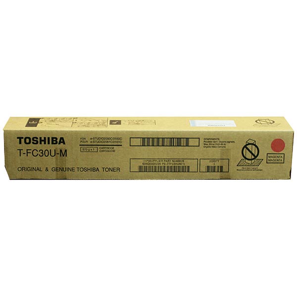 Toshiba Toshiba TFC30UM Magenta Toner Cartridge (28000 Yield) Toshiba TFC30UM
