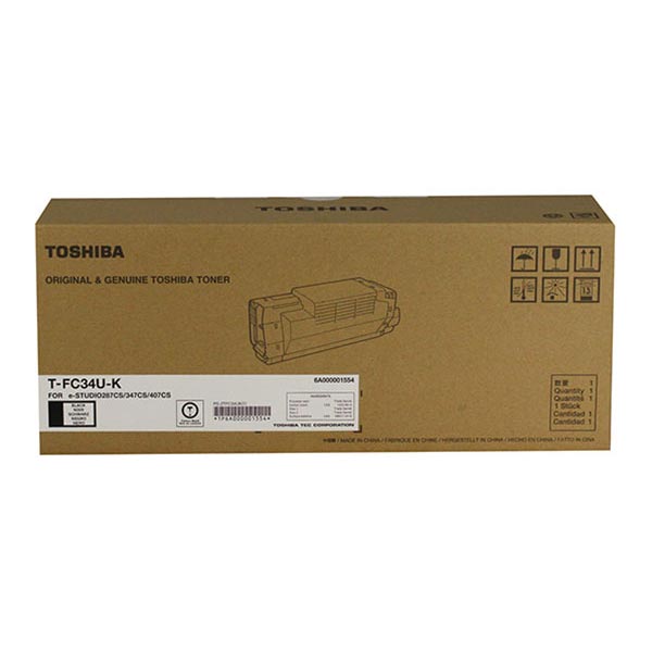 Toshiba Toshiba TFC34UK Black Toner Cartridge (15000 Yield) Toshiba TFC34UK