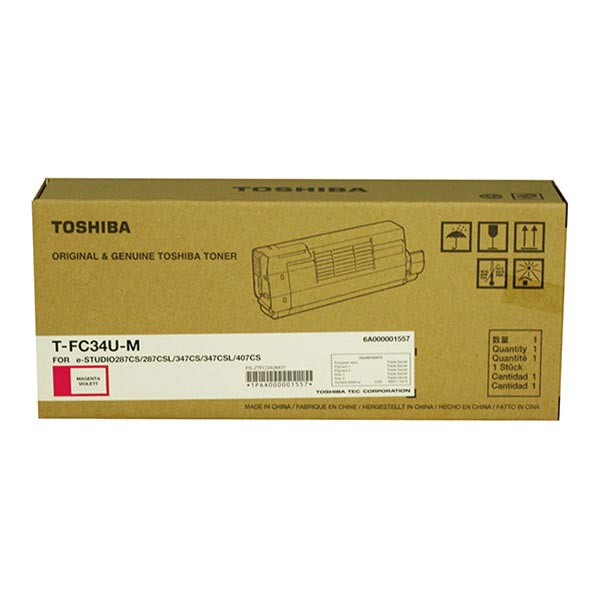 Toshiba Toshiba TFC34UM Magenta Toner Cartridge (11500 Yield) Toshiba TFC34UM