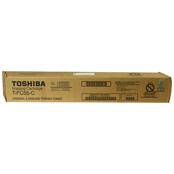 Toshiba Toshiba TFC55C Cyan Toner Cartridge (26500 Yield) Toshiba TFC55C