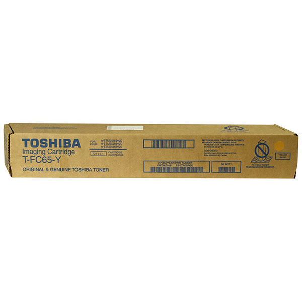 Toshiba Toshiba TFC65Y Yellow Toner Cartridge (29500 Yield) Toshiba TFC65Y