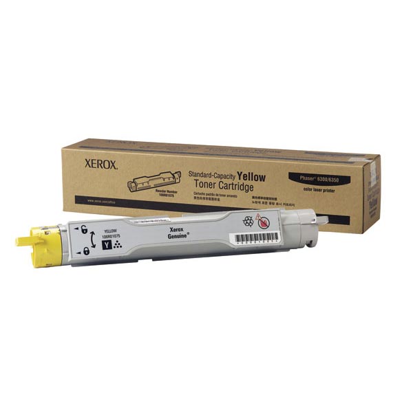 Xerox Xerox 106R01075 Yellow Toner Cartridge (4000 Yield) Xerox 106R01075