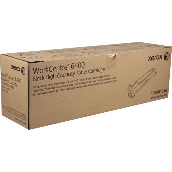 Xerox Xerox 106R01316 Black Toner Cartridge (12000 Yield) Xerox 106R01316