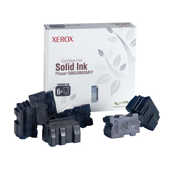 Xerox Xerox 108R00749 Black Solid Ink (6 Sticks/Box) (Total Box Yield 14000) Xerox 108R00749