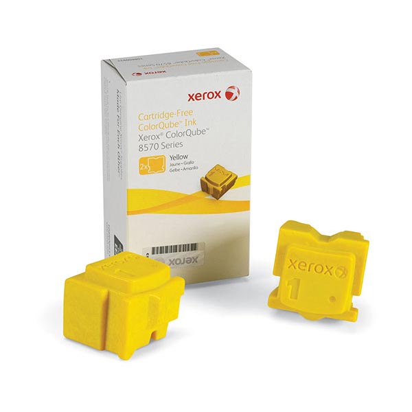 Xerox Xerox 108R00928 Yellow Solid Ink (2 Sticks/Box) (Total Box Yield 4400) Xerox 108R00928