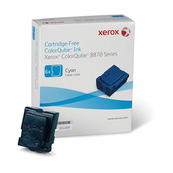 Xerox Xerox 108R00950 Cyan Solid Ink (6 Sticks/Box) (Total Box Yield 17300) Xerox 108R00950