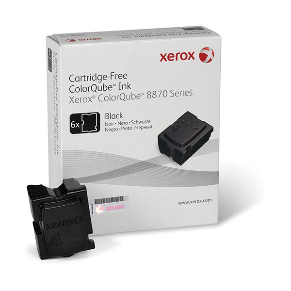 Xerox Xerox 108R00953 Black Solid Ink (6 Sticks/Box) (Total Box Yield 16700) Xerox 108R00953