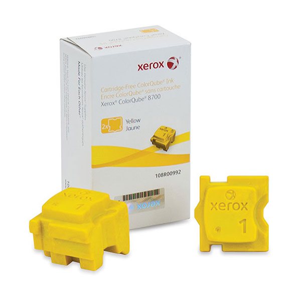Xerox Xerox 108R00992 Yellow Solid Ink (2 Sticks/Box) (Total Box Yield 4200) Xerox 108R00992
