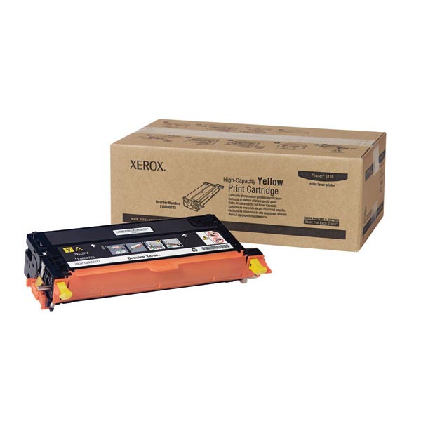 Xerox Xerox 113R00725 High Capacity Yellow Toner Cartridge (6000 Yield) Xerox 113R00725