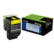 Lexmark Lexmark 80C0XYG Extra High Yield Yellow Return Program Toner Cartridge for US Government (4000 Yield) (TAA Compliant Version of 80C1XY0)