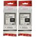 Canon 2 x PFI107MBK Pigment Matte Black Ink Tank for the iPF670, iPF680, iPF685, iPF780 iPF770 iPF785 Inkjet Printers, 130 ml. by Canon