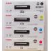 Canon 131 High Yield Combo Toner set  Black, Cyan, Magenta, Yellow