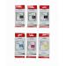 Genuine Brand Sets PFI107 Set Genuine Canon Pfi-107 6 Pack Set of 5 Colors Ink Tanks 2 Pfi-107mbk,and 1 Pfi107bk Pfi107c Pfi107y Pfi107m by Canon